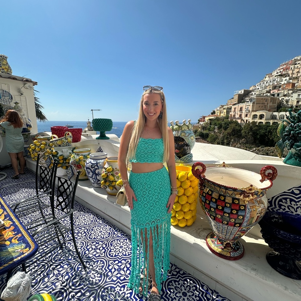 Saylor Two piece Teal/Turquoisse set